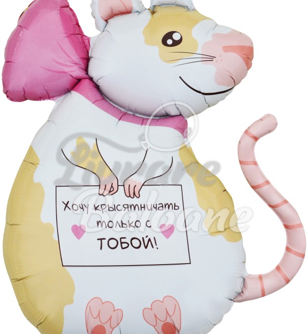 Гелиевый шар_Маленькая крыса (LB-18131)