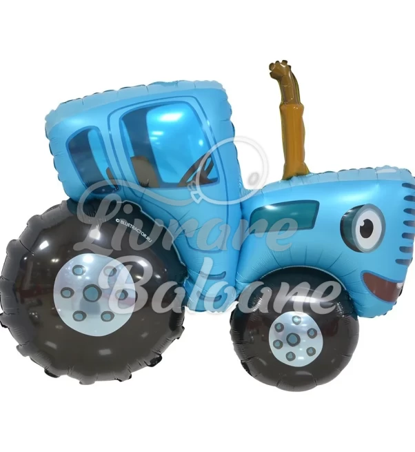 Balon cu Heliu_Tractor Albastru 106 cm
