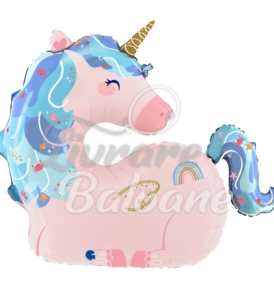 Гелиевый шар_МОРСКОЙ ЕДИНОРОГ, 76 см