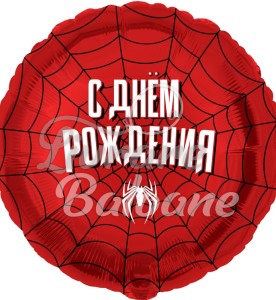 SPIDERMAN_La Mulți Ani_Cerc 46 cm