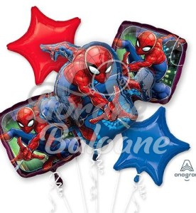 SPIDERMAN_Set din 5 Baloane cu Heliu