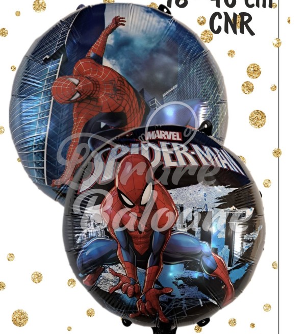 Balon cu Heliu_SPIDERMAN_Cu_Imagine Dublǎ_Cerc 46 cm