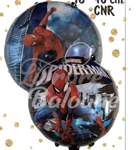 Balon cu Heliu_SPIDERMAN_Cu_Imagine Dublǎ_Cerc 46 cm