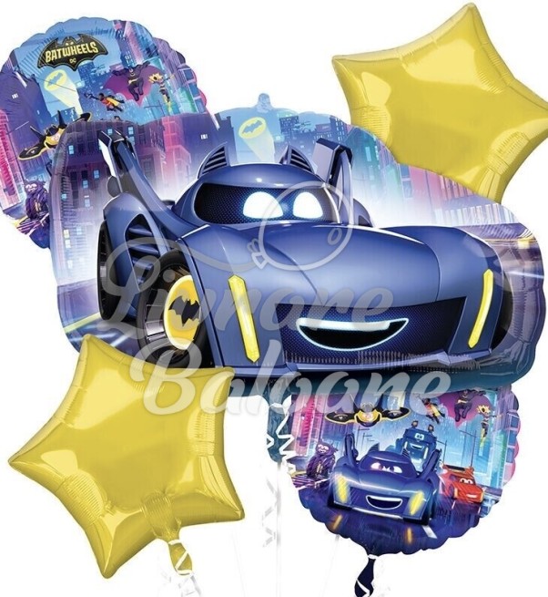 5 Baloane cu Heliu_Roțile_lui_BATMAN