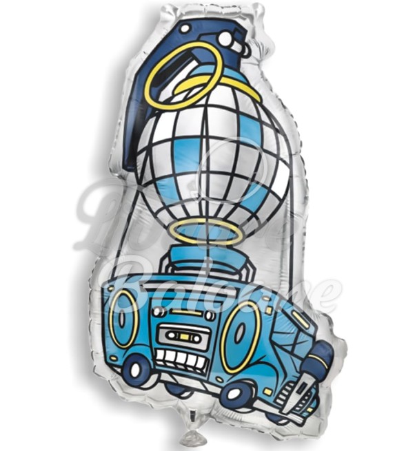 Гелиевый шар_Фигурка_FORTNITE BATTLE BUS 69 см