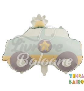 Balon cu Heliu_Maşinǎ de Poliție_Figurinǎ 56 cm