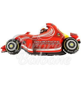 Balon cu Heliu_Mașină roșie de curse 107 cm