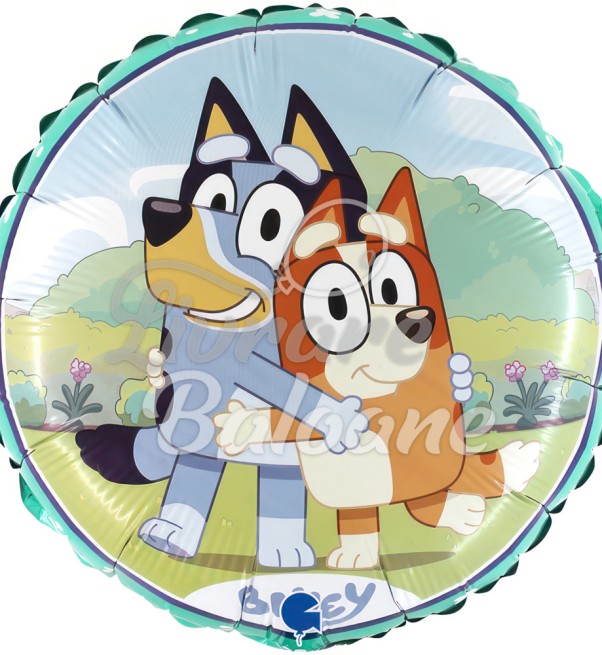 Balon cu Heliu_Bluey_Bingo_Cerc 46 cm