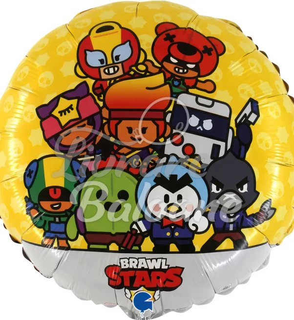 Balon cu Heliu_BRAWL STARS_Cerc 18_46 cm