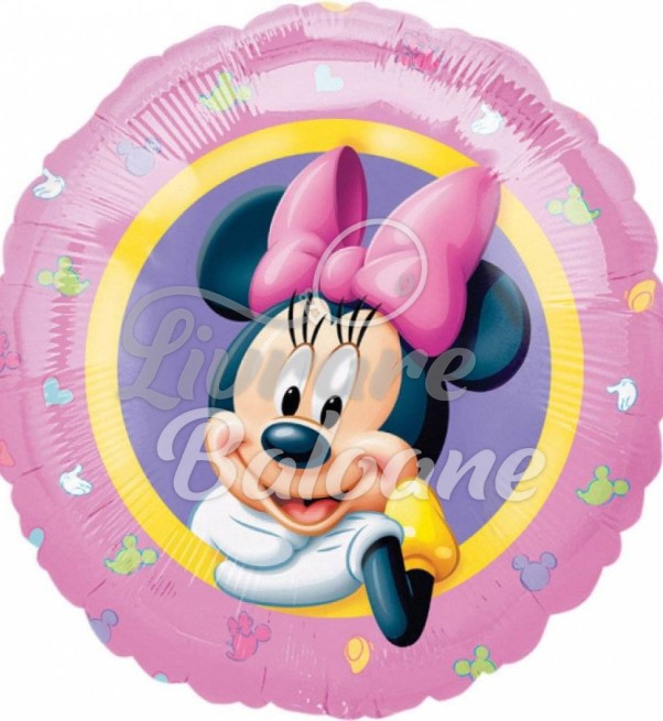 Гелиевый шар_Минни Маус_Круг 43 см