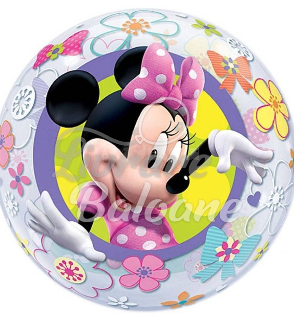 BUBBLES cu Heliu_Minnie Mouse 52 cm