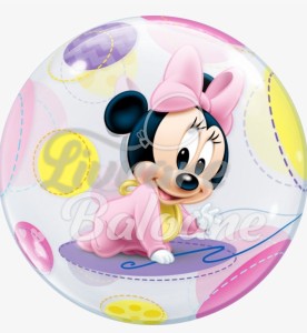 BUBBLES cu Heliu_Disney Baby_Minni Mouse 56 cm