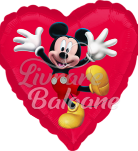 Balon cu Heliu_Inimǎ Mickey Mouse 46 cm