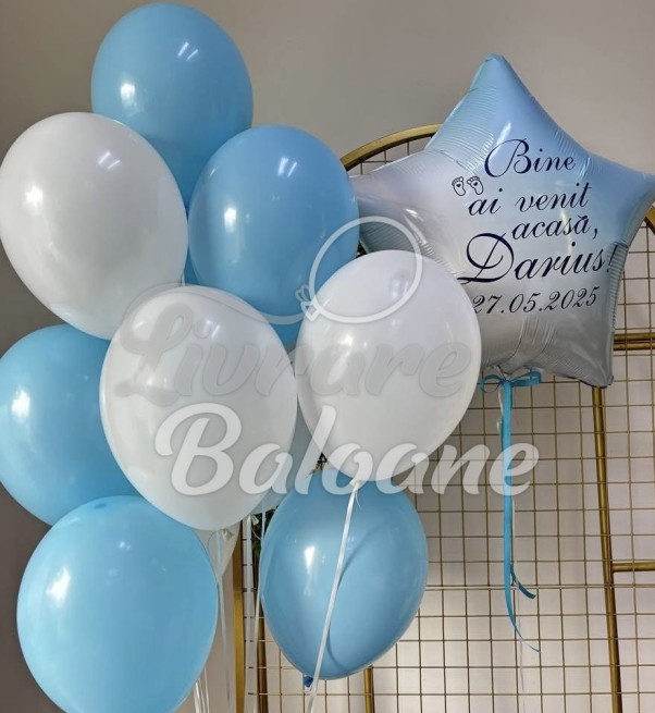 Nou Nǎscut Băiețel_Balon Personalizat  (LB-14102)