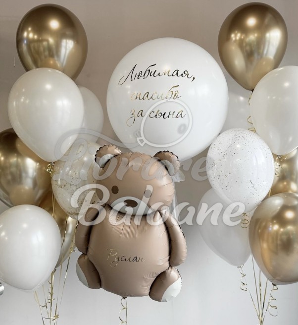 Baloane cu Heliu Personalizate_Externare din Maternitate (LB-14105)