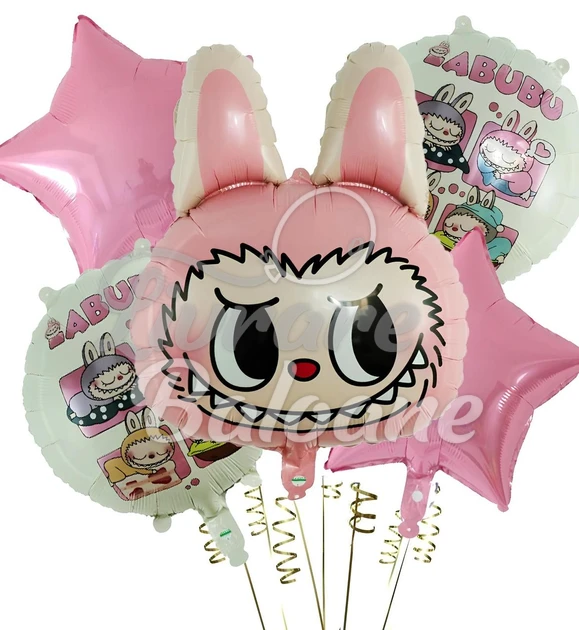 Набор из 5 гелиевых шаров_LABUBU (LB-19277)