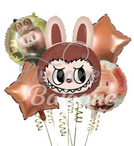 Buchet din 5 Baloane cu Heliu_LABUBU (LB-19278)