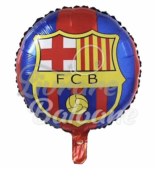 Balon cu Heliu_Minge de Fotbal_Barcelona 43 cm