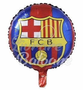 Balon cu Heliu_Minge de Fotbal_Barcelona 43 cm