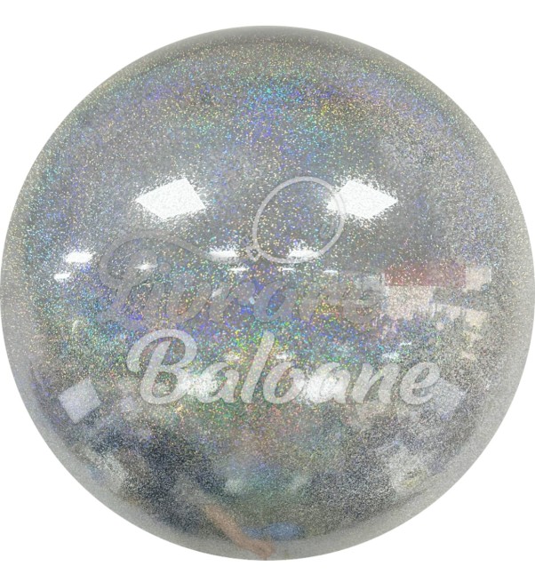 Bubble cu Heliu_Confetti Argint 51 cm