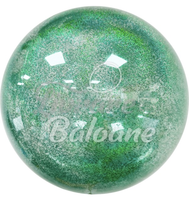 Bubble cu Heliu_Confetti Verde 51 cm