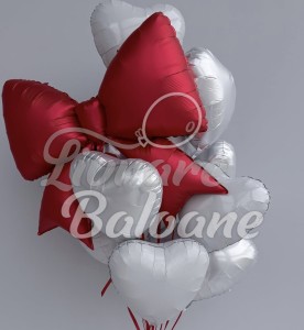Гелиевые шары_Красный бант (LB-16066)