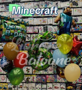 Мини украшение на день рождения_MINECRAFT (LB-130018)