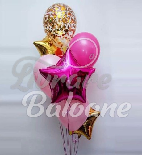 Buchet Baloane cu Heliu (LB-12007)