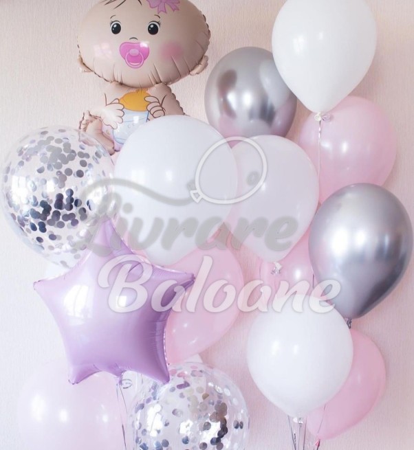 Baloane cu Heliu_Nou Născut Fetiță (LB-14015)