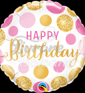 Balon cu Heliu Happy Birthday (LB-15002)