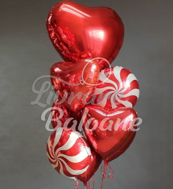 Buchet Baloane cu Heliu (LB-16025)