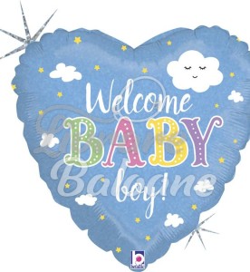Welcome Baby BOY Holographic (LB-14031)