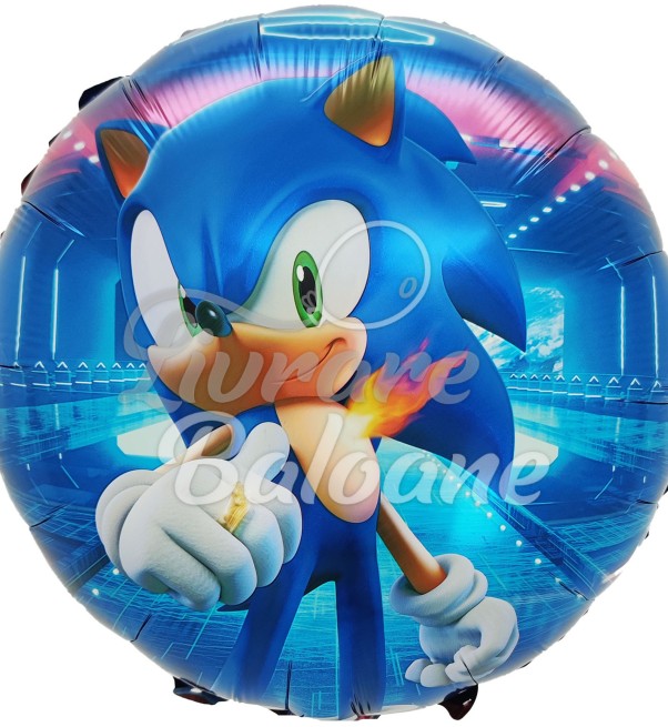 Гелиевый шар_SONIC_Круг 46 см