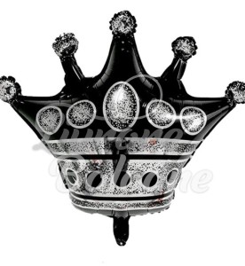 Гелиевый шар_Черная корона