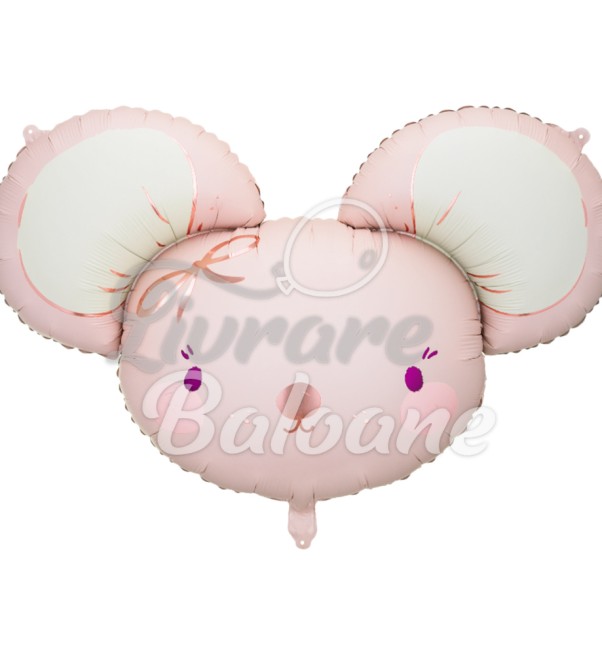 Balon din folie_MOUSE_roz deschis