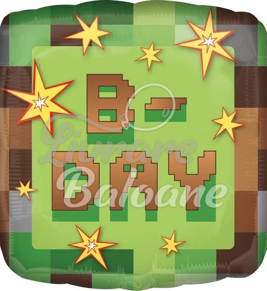Гелиевый шар_MINECRAFT_TNT_B-DAY
