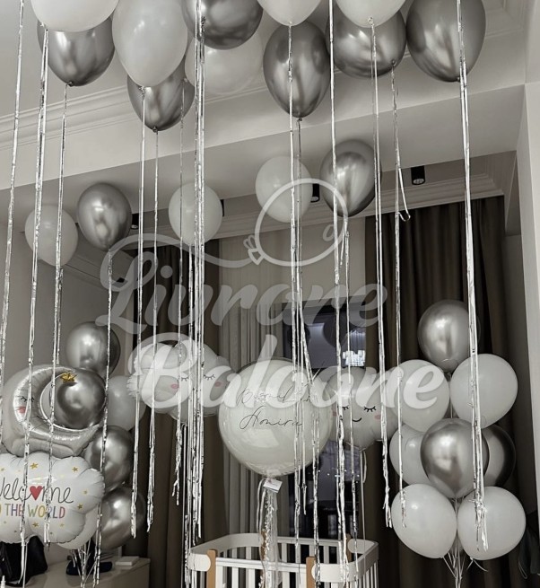 Decor cu Baloane la Comandă_Nou Născut (LB-14107)