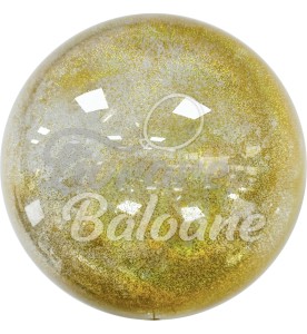 Bubble cu Heliu_Confetti Auriu 51 cm