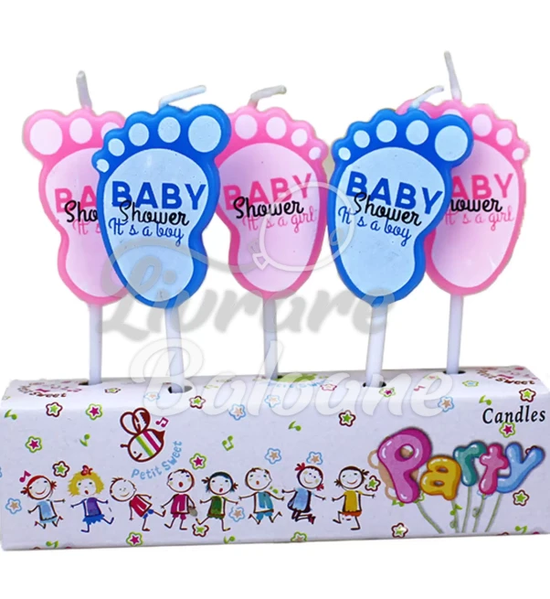 Set de lumânări pentru tort de petrecere BABY SHOWER (LB-23016)