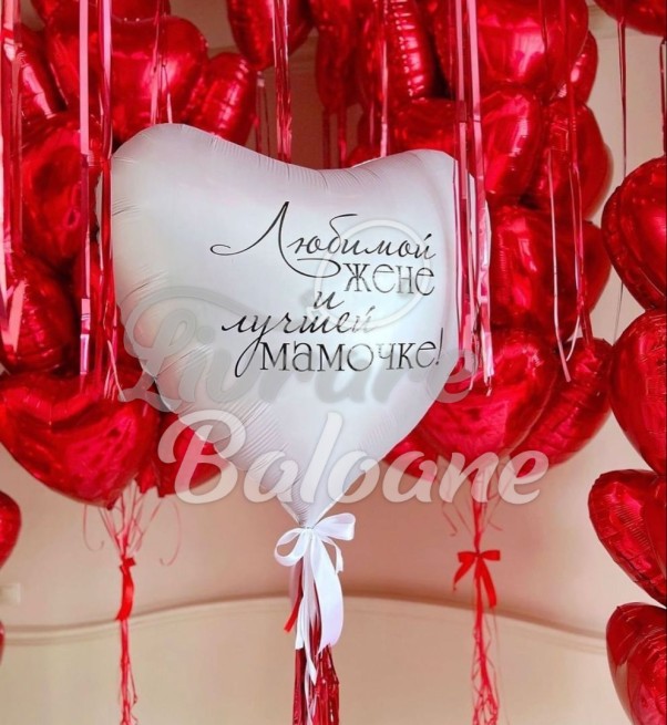 Surprizǎ cu Baloane Inimi Roşii (LB-16010)