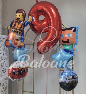 Baloane cu Cifrǎ_Roblox_Lego & Minecraft (LB-130028)