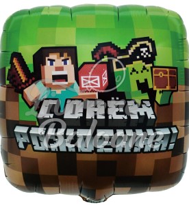 Balon cu Heliu_Pixel_MINECRAFT_La Mulți Ani (LB-19312)