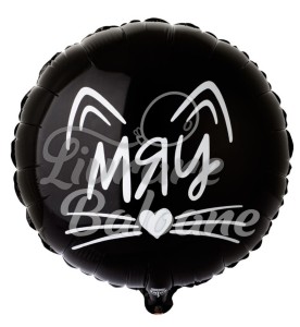 Balon cu Heliu_Cerc_Miau_Pisicuțǎ (LB-24037)