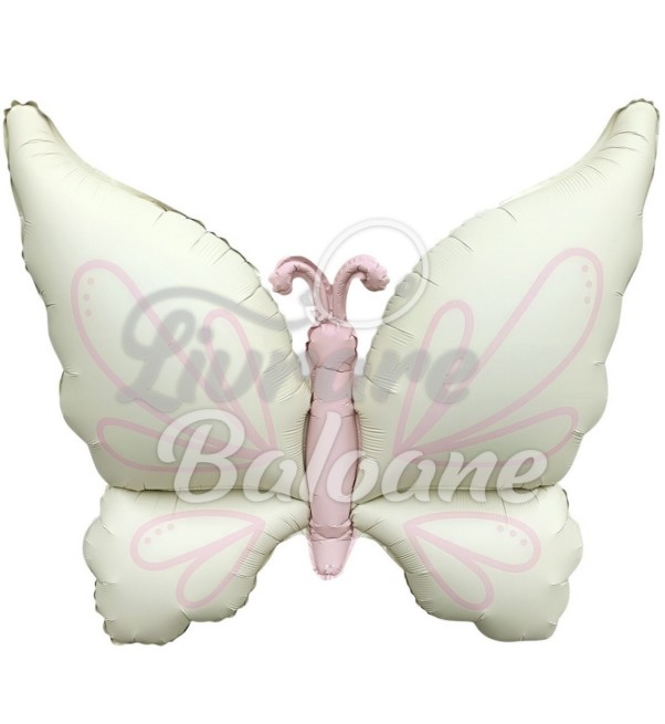 Balon Figurinǎ Fluture_satin crem delicat (LB-18157)