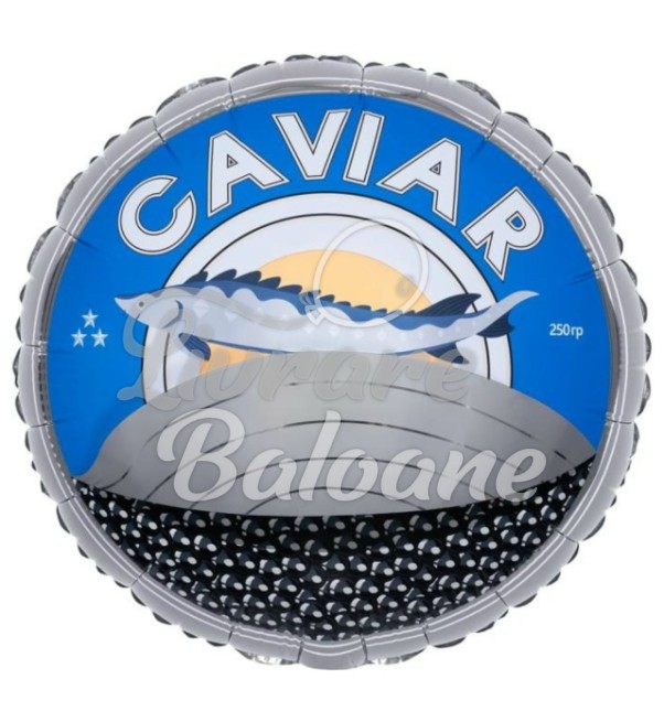 Balon Cerc cu Heliu_Caviar Negru (LB-24057)